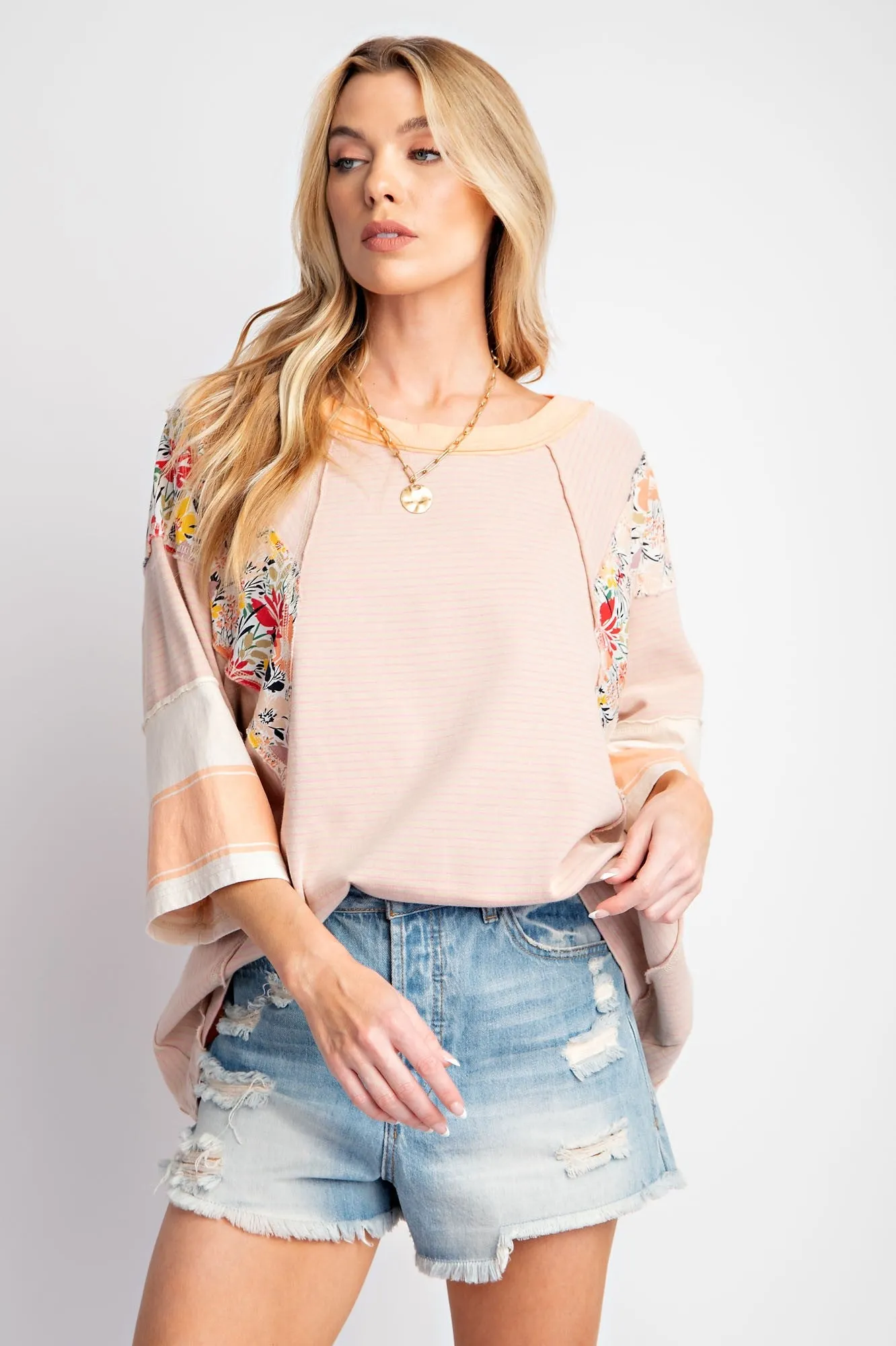 All I See Is You Tunic Top - Apricot