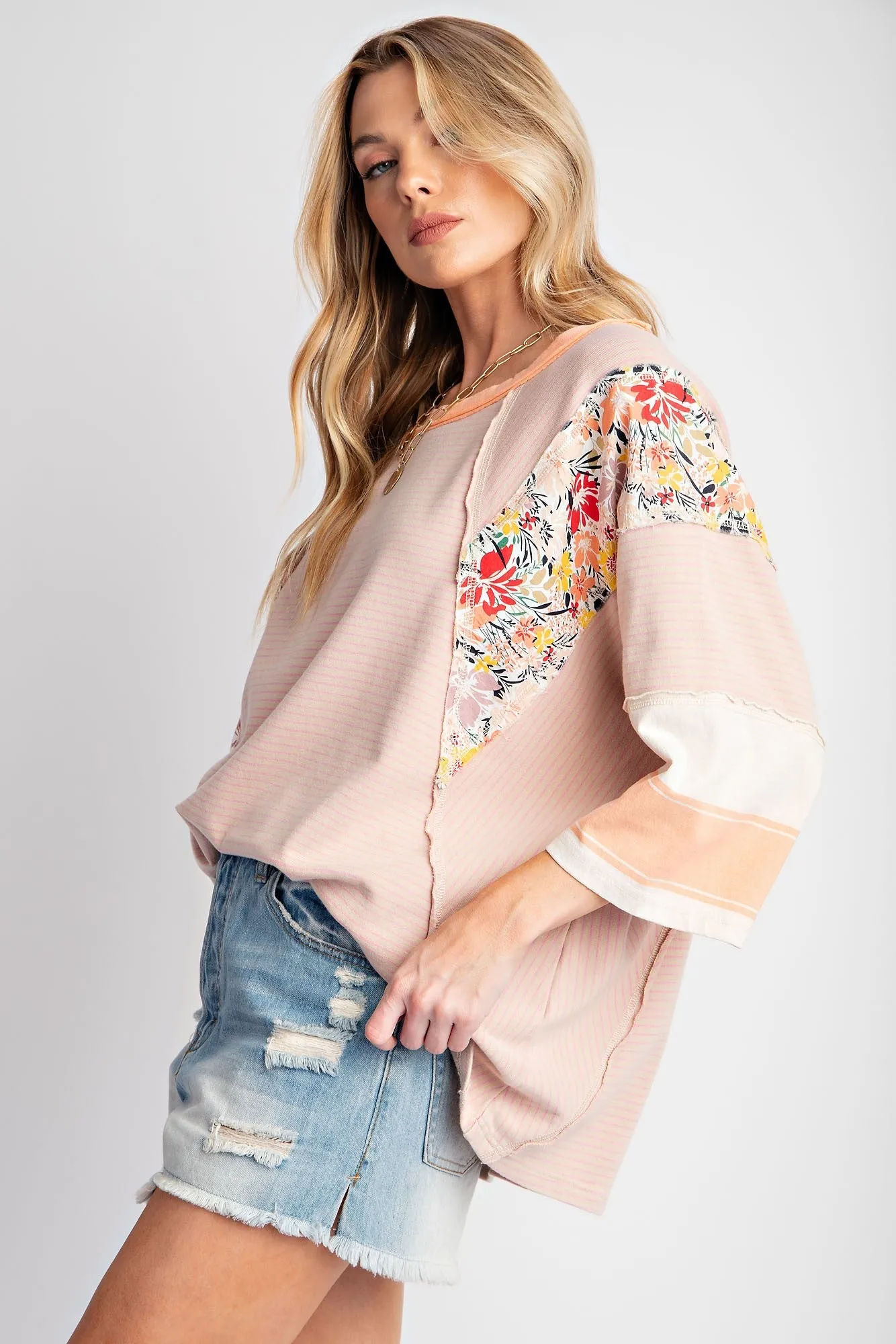 All I See Is You Tunic Top - Apricot