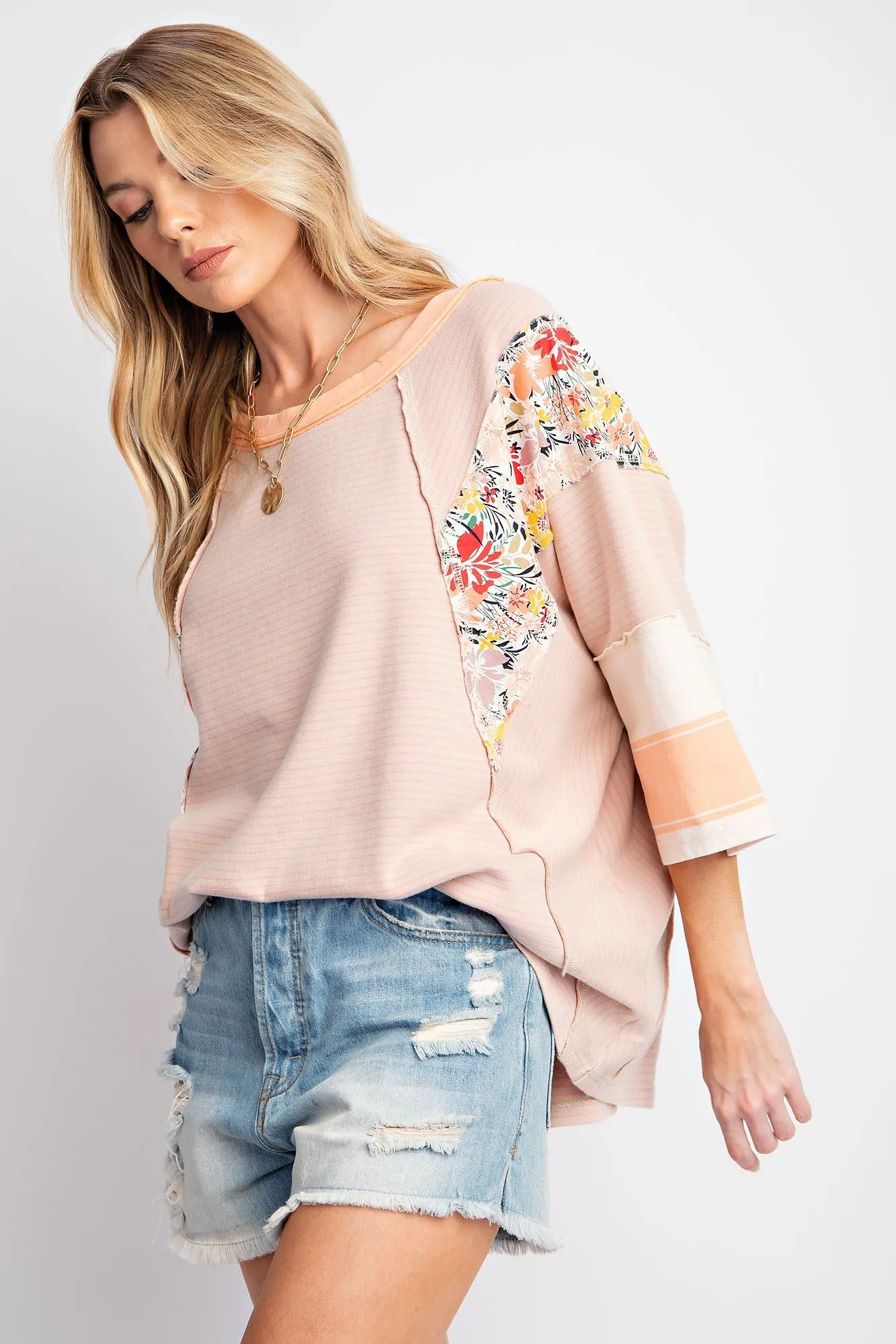 All I See Is You Tunic Top - Apricot