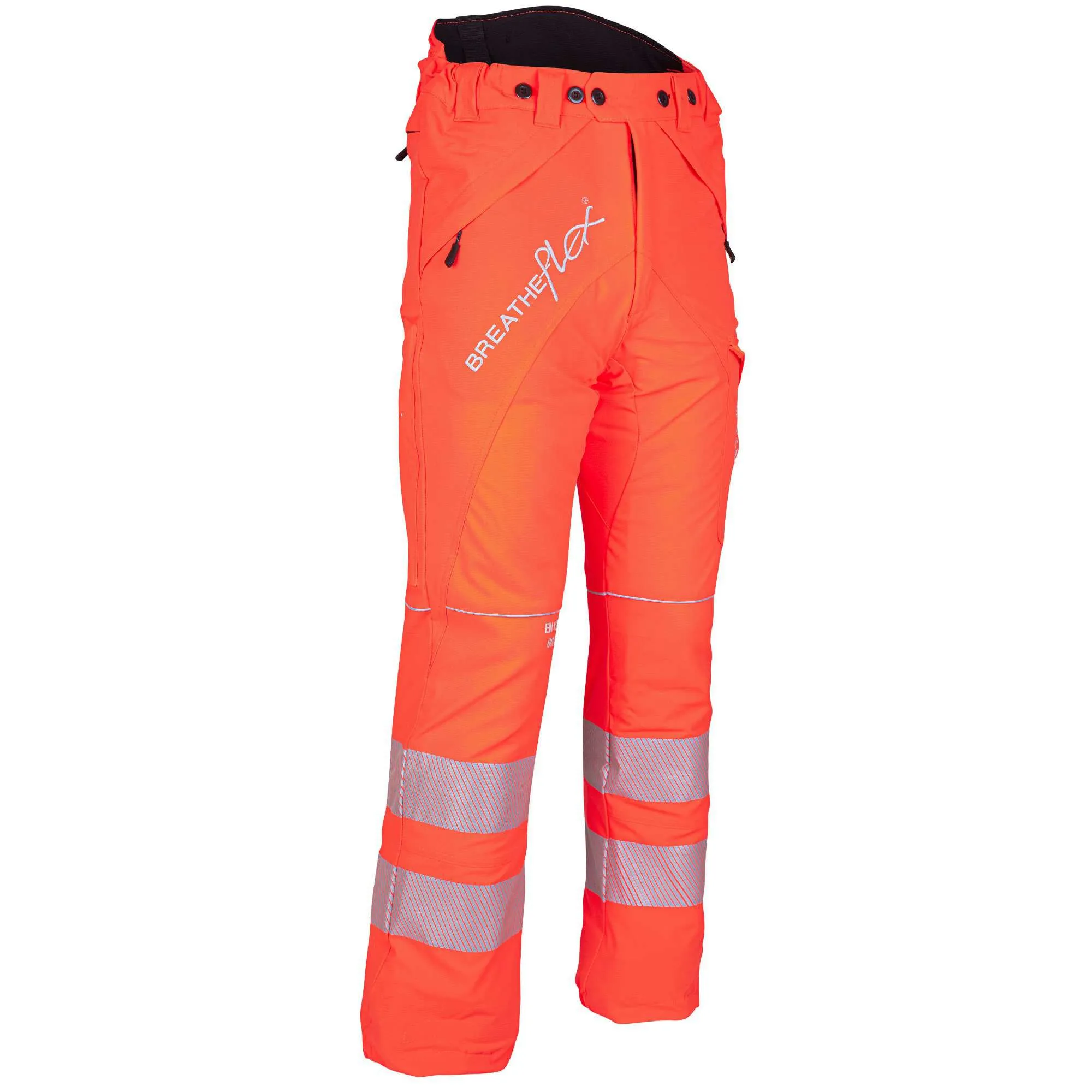 ATHV4050/4040/4035 Breatheflex Chainsaw Pants Design C Class 1/2/3 - Hi-Viz Orange