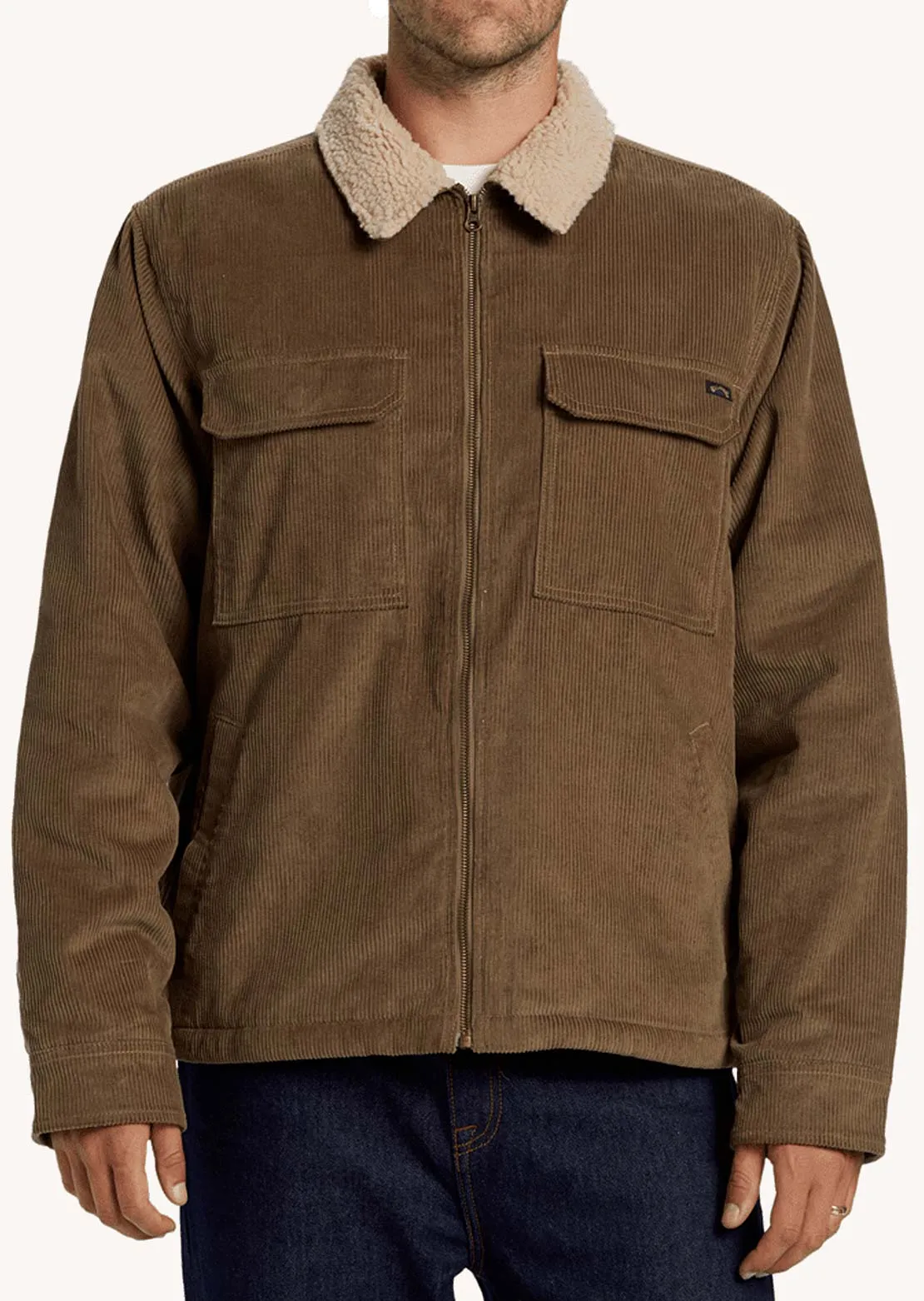 Billabong Men's Barlow Sherpa Cord Jacket