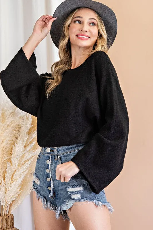 Black Bodysuit Sweater