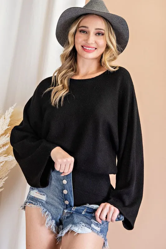 Black Bodysuit Sweater