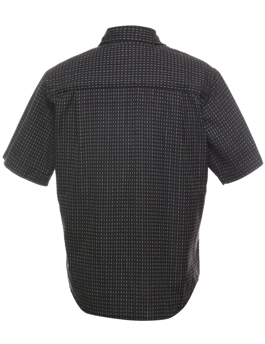 Black Patterned Shirt - M