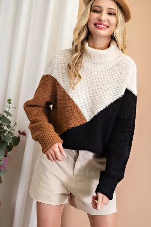 Block Design Sweater