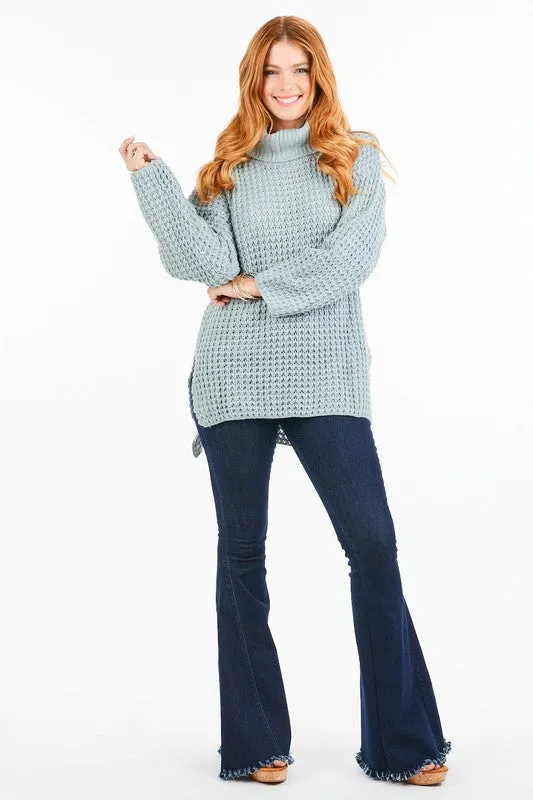 Blue Grey Sweater - T1029