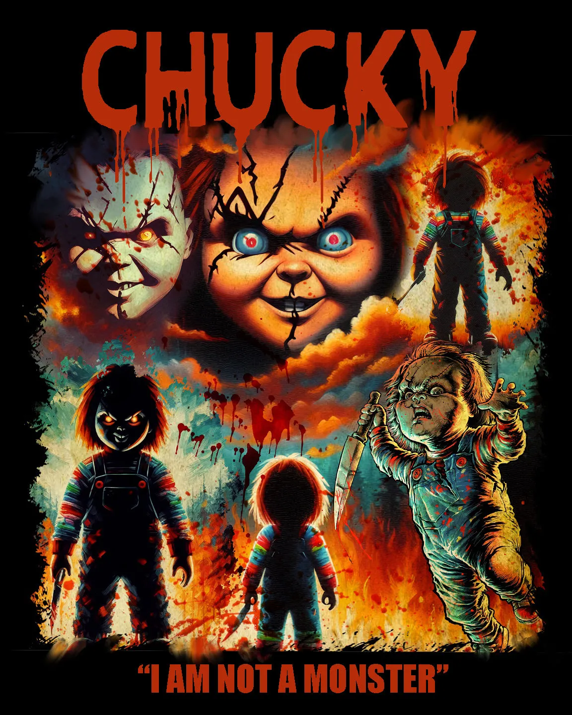 Chucky Not A Monster - Classic Horror Movie - T-Shirt