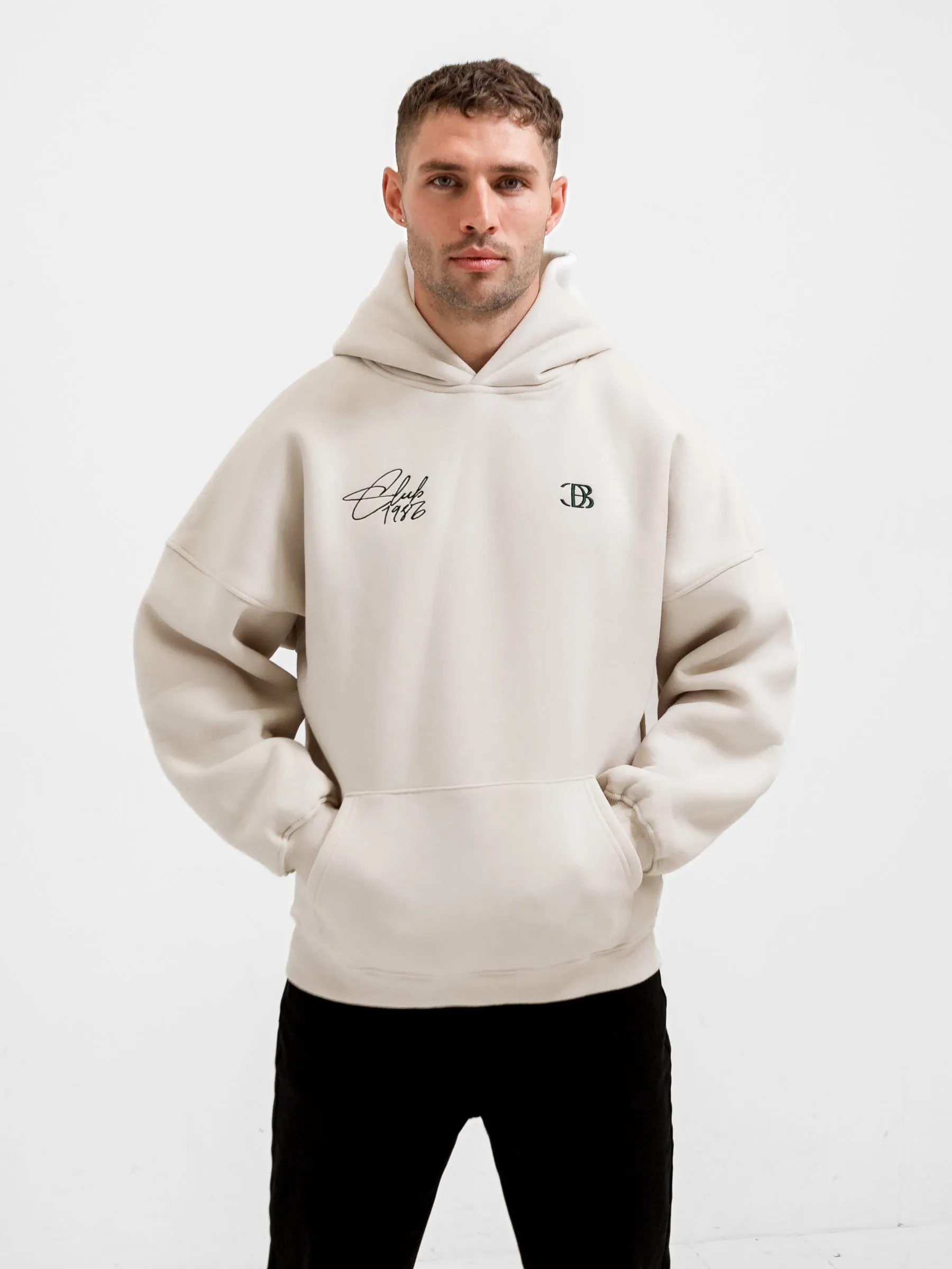 Club Relaxed Hoodie - Chalk