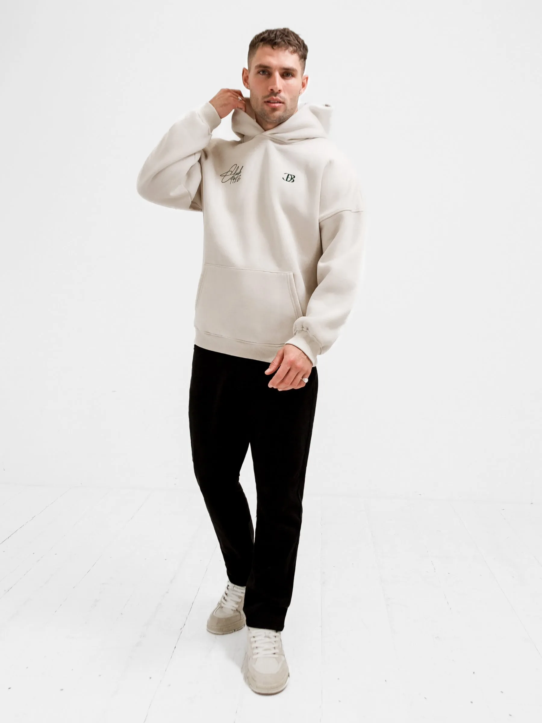 Club Relaxed Hoodie - Chalk