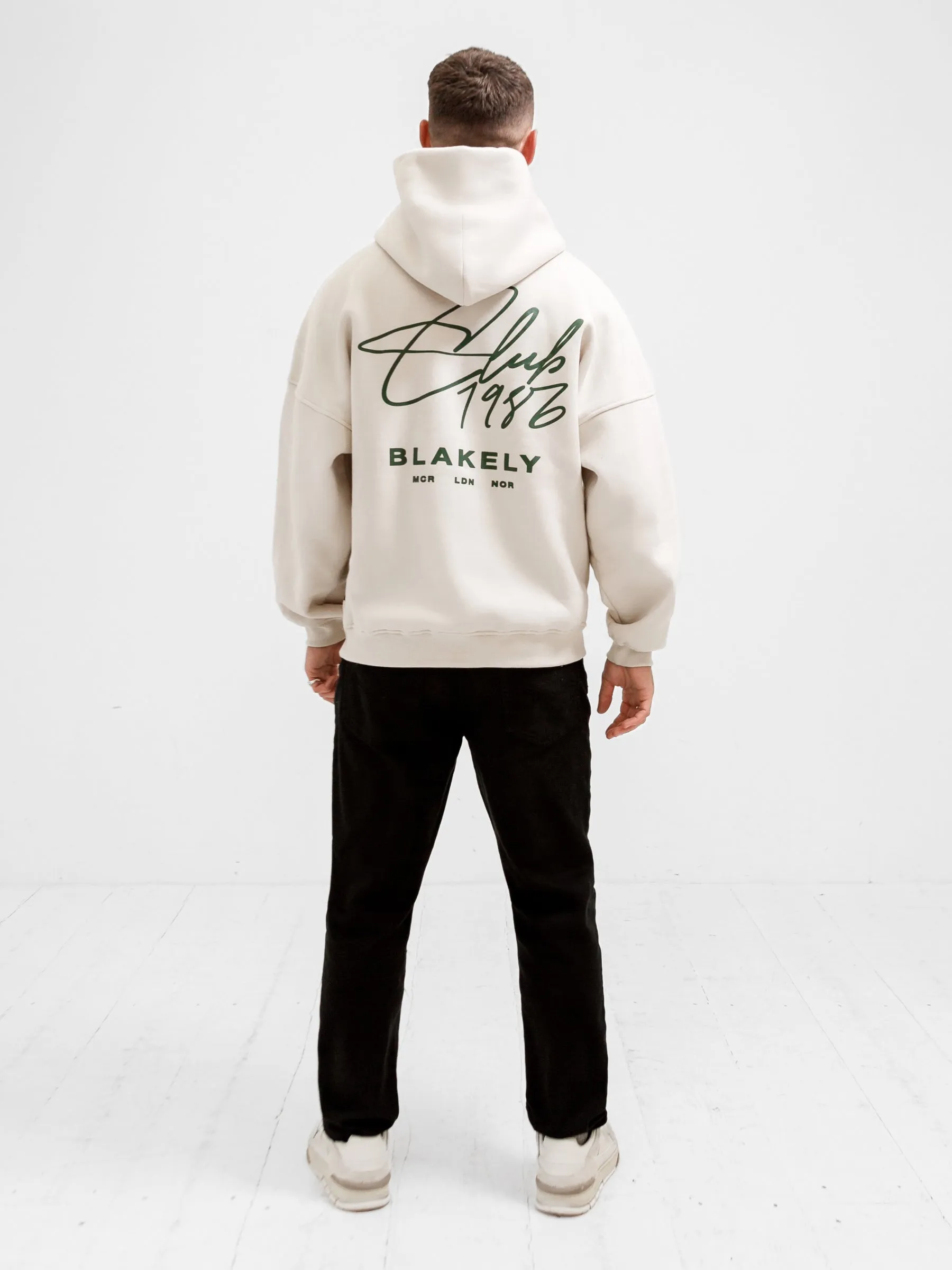 Club Relaxed Hoodie - Chalk