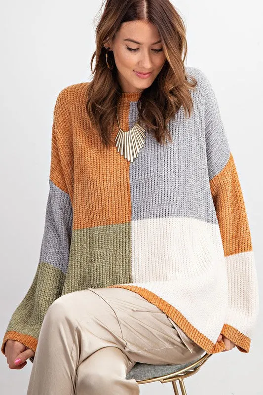 Colorblock Sweater