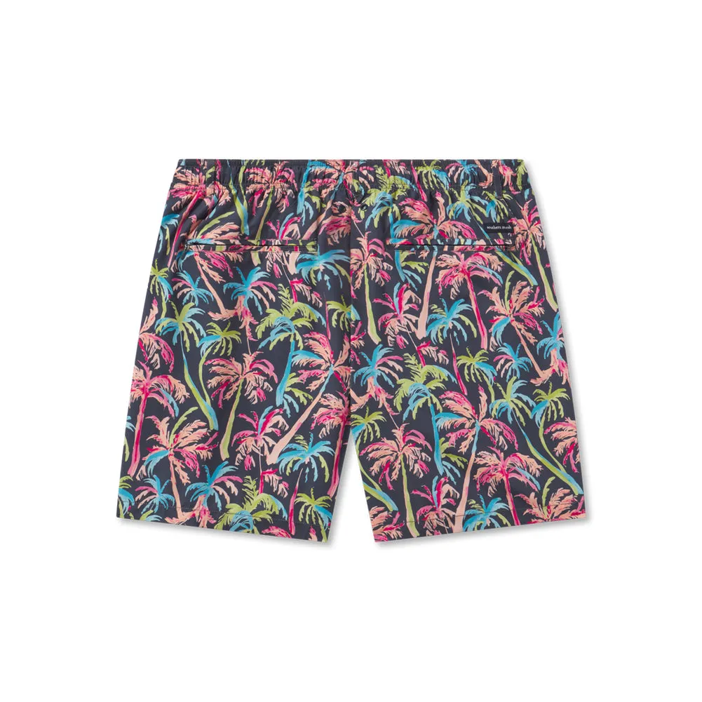 Electric Playa Lined Trunks in Navy by Southern Marsh