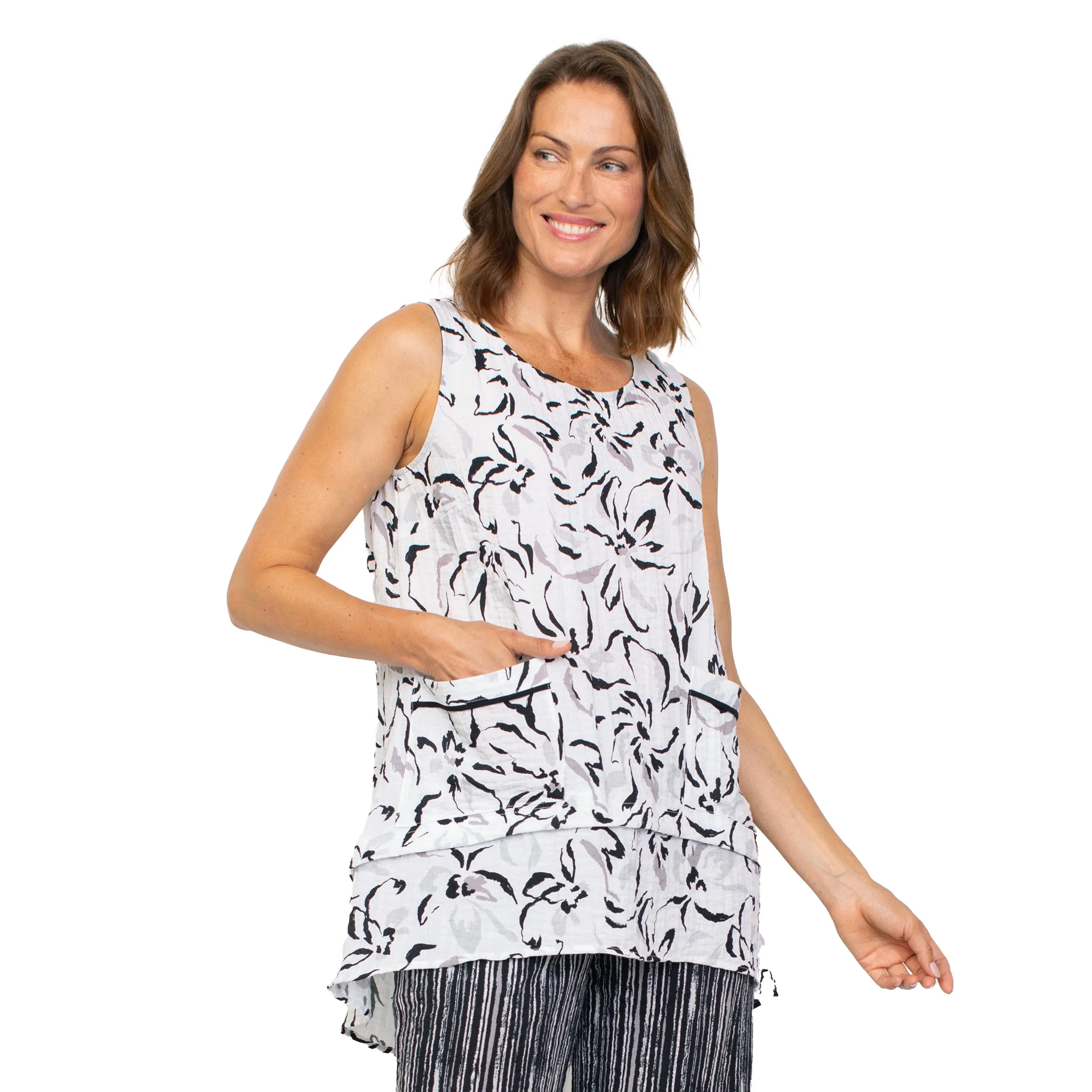 Habitat Express Travel Floral Swing Tunic - 37605