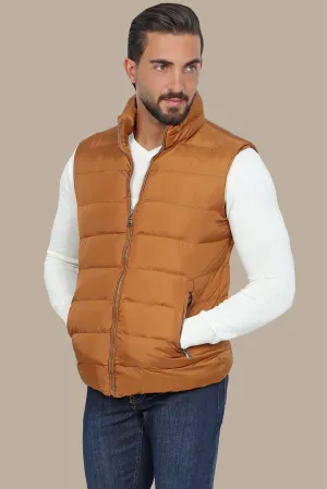 Havane Plain Puffer Vest