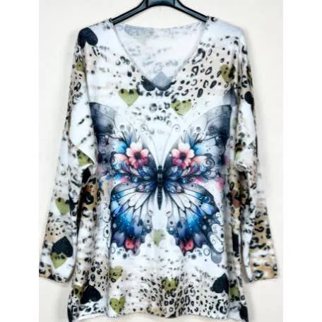 Italian Lightweight & Cozy Butterfly Sweater