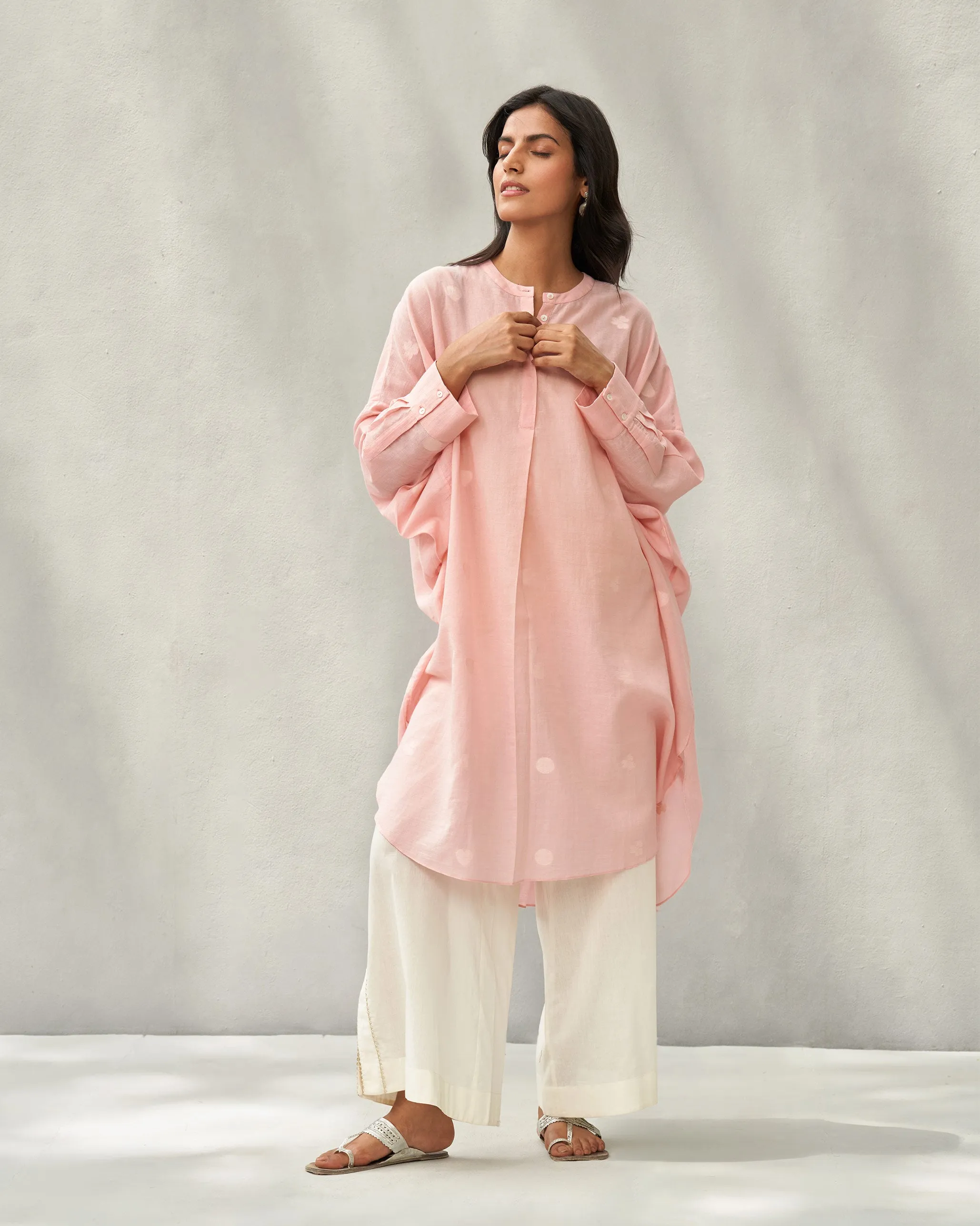 Lazy Sunday Tunic - Pink