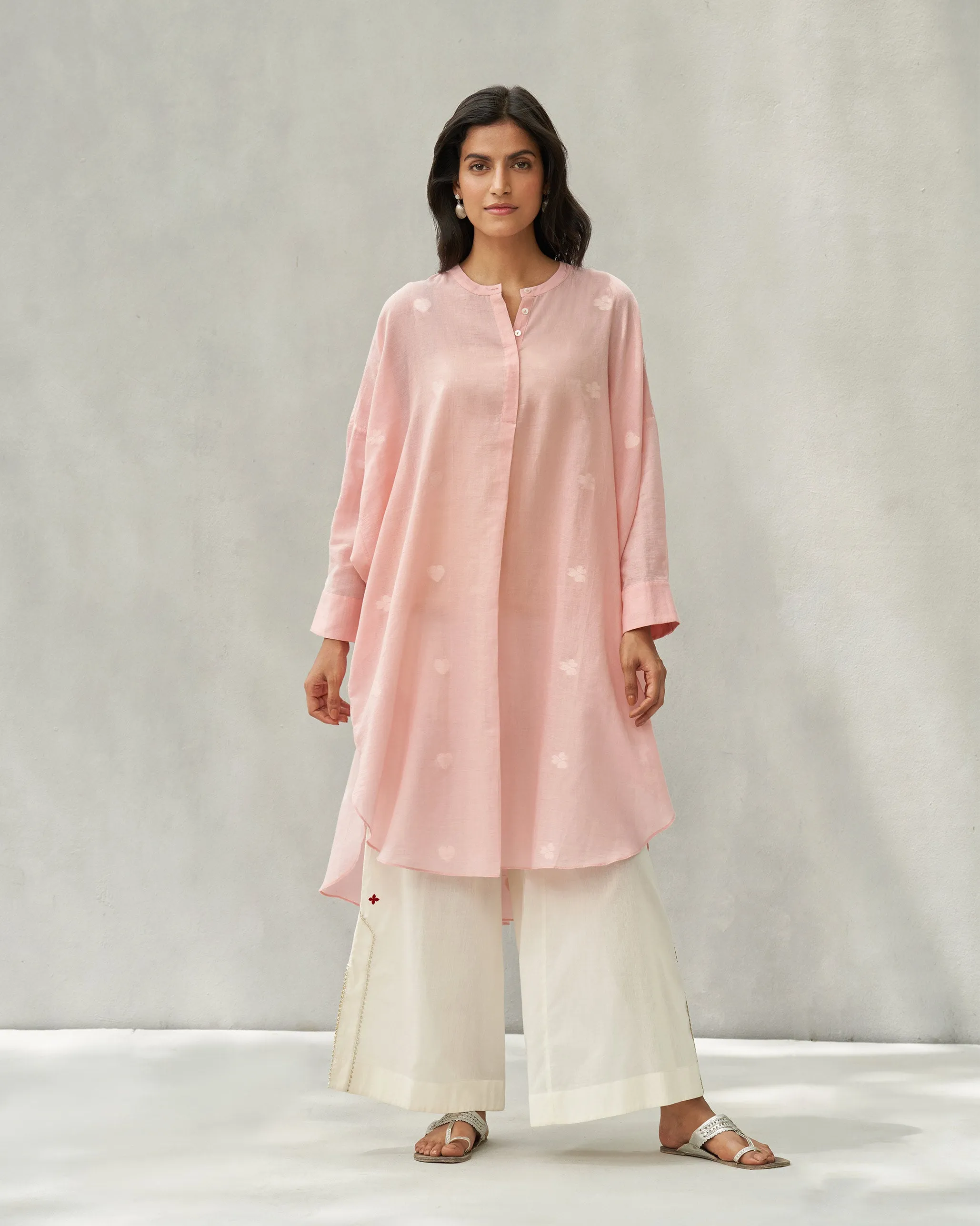 Lazy Sunday Tunic - Pink