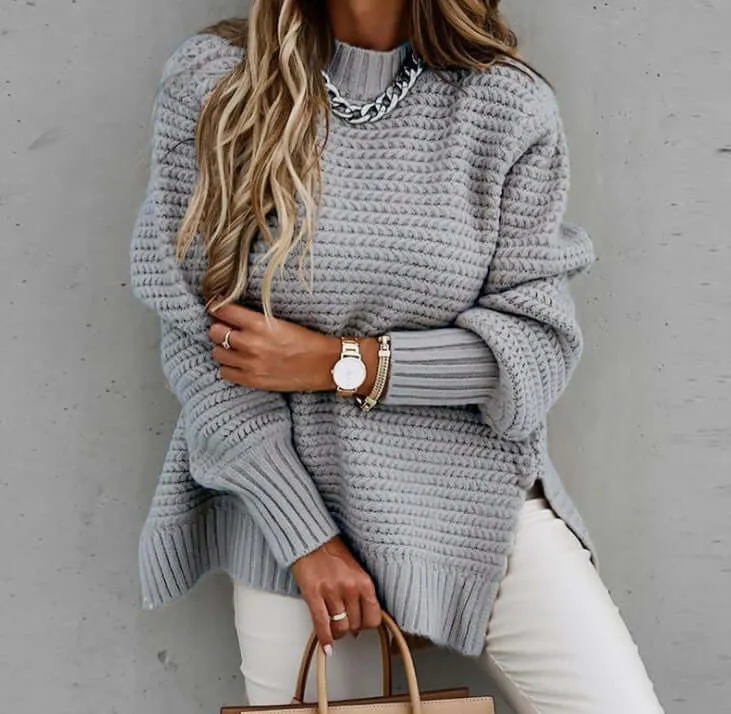 Long-sleeved Streetwear Knitted Sweater