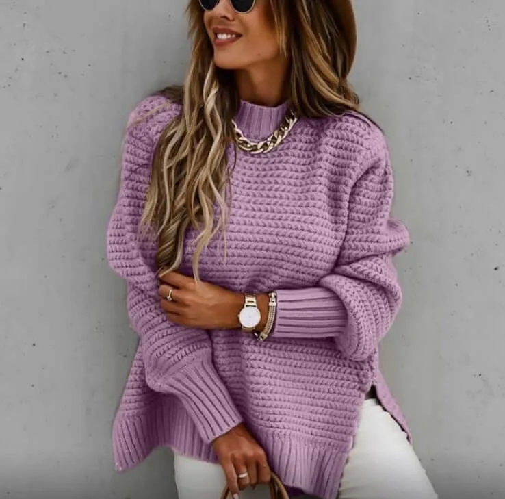 Long-sleeved Streetwear Knitted Sweater