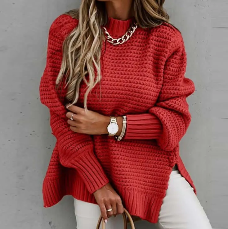 Long-sleeved Streetwear Knitted Sweater