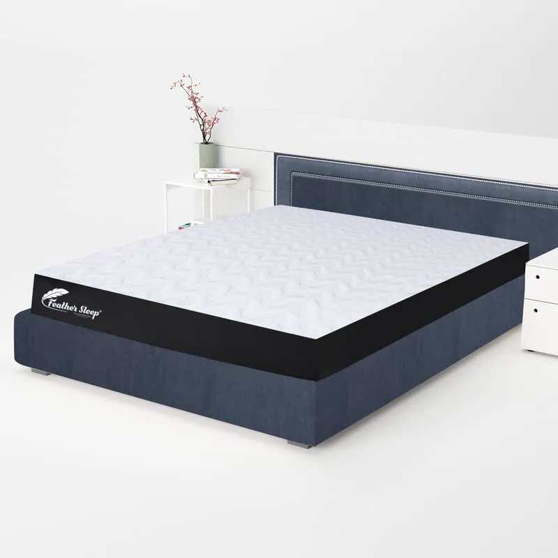 MemoTech Ortho Memory Charcoal Foam Mattress | Dual Side Hard and Soft | 3-Zone Memory Topper   Responsive Charcoal   High Resilience Foam (75x35x5) Single Bed Mattress