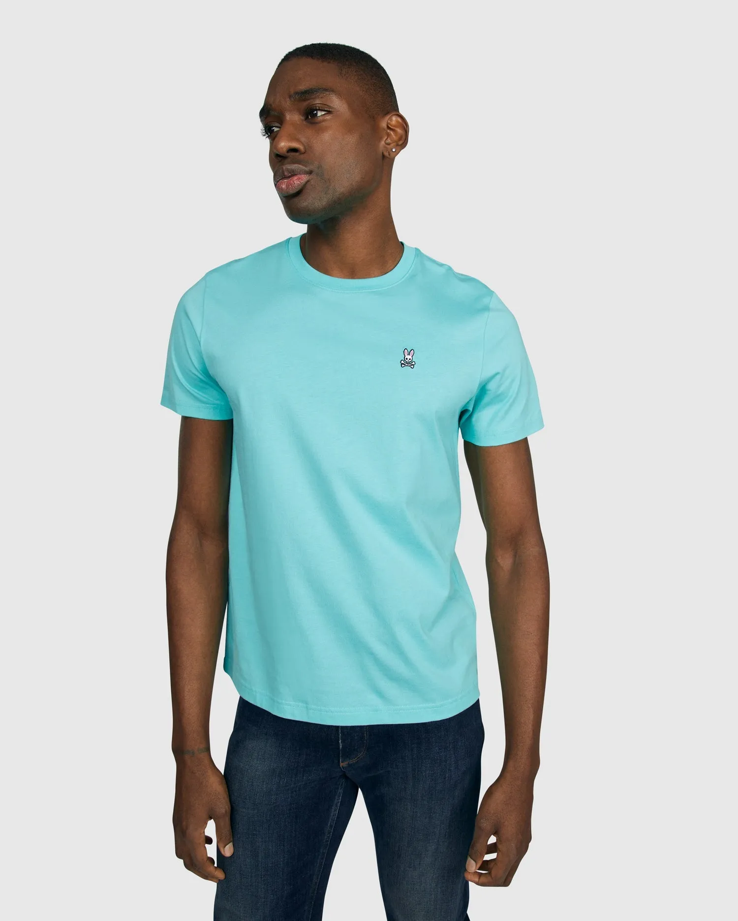 MENS CLASSIC CREW NECK TEE - B6U014S1PC