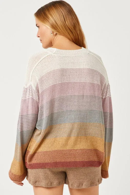 Mixed Stripe Sweater