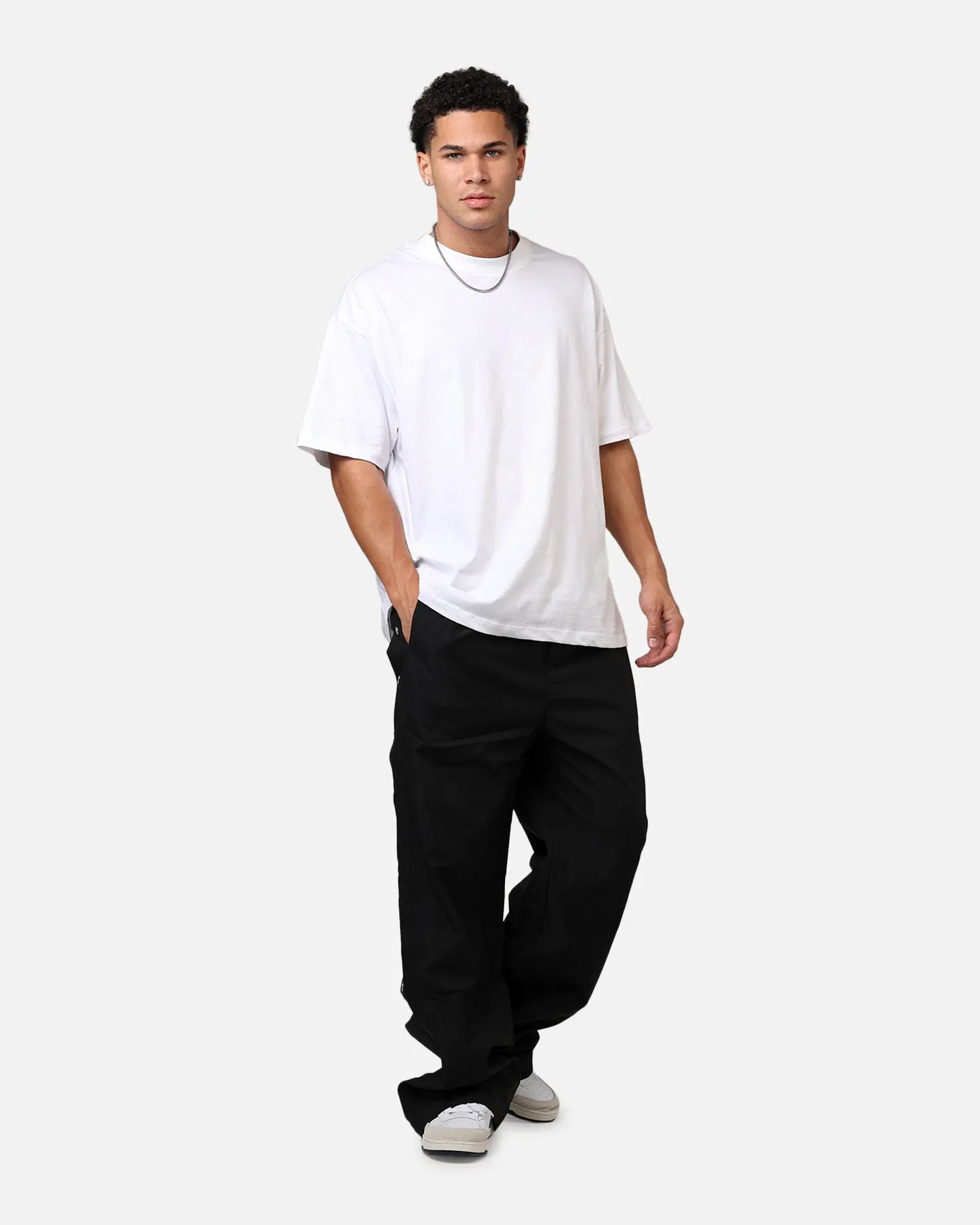 MNML Button Lined Pants Black