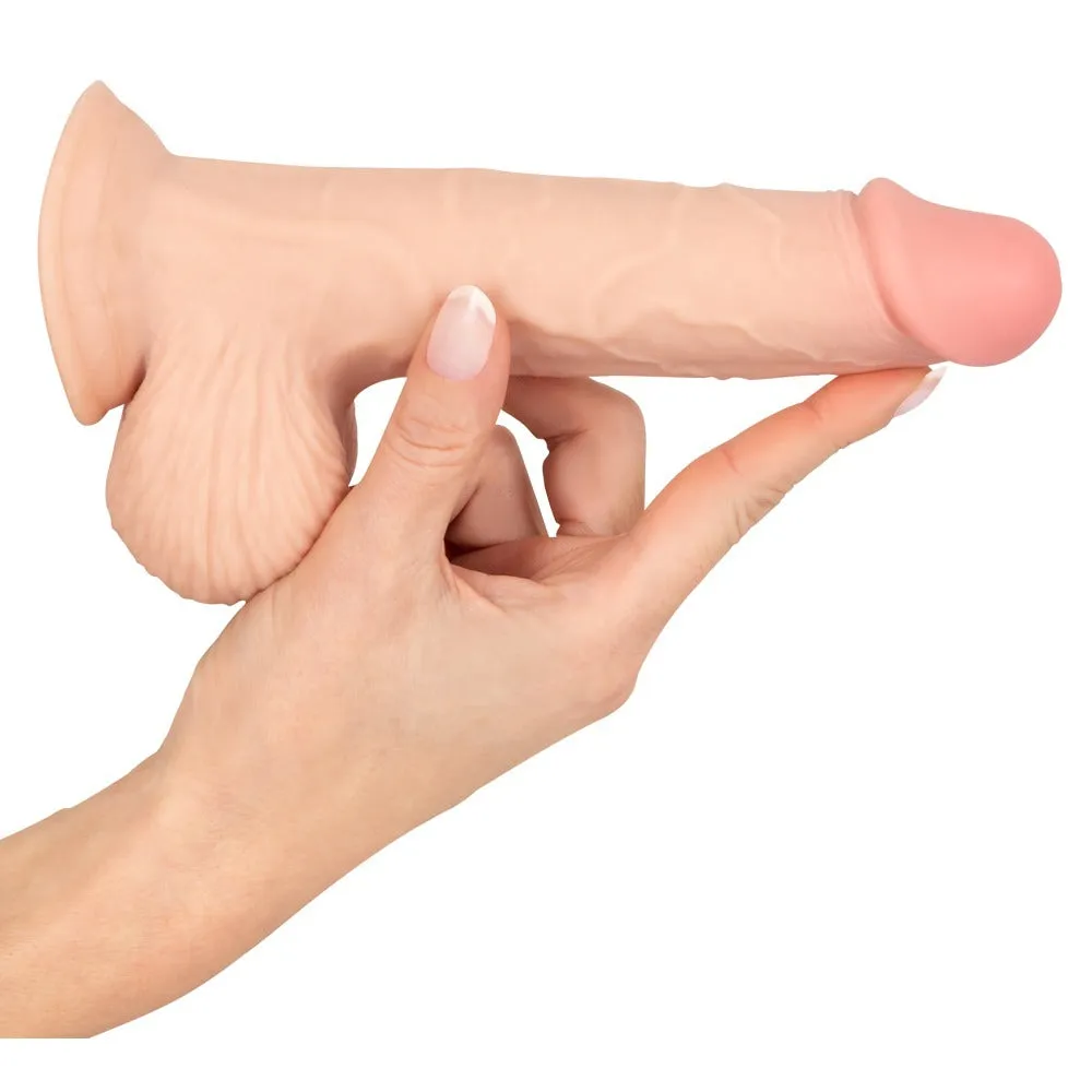 Nature Flexible 7.3 Inch Dildo With Movable Skin