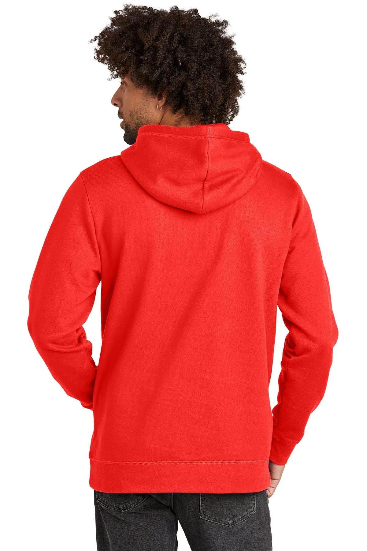 New Era Comeback Fleece Customized Hoodies, Deep Orange