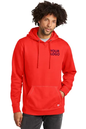 New Era Comeback Fleece Customized Hoodies, Deep Orange