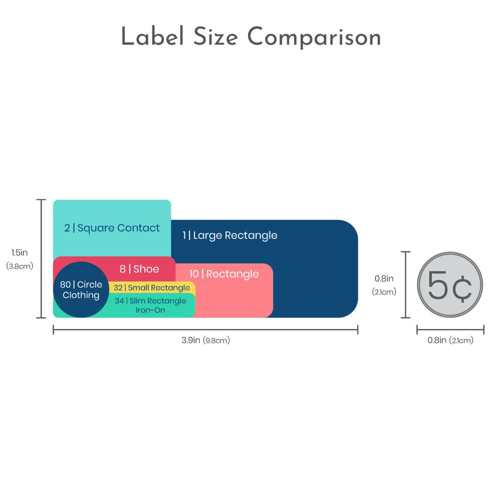 Ombre Sleepaway Camp Labels Pack