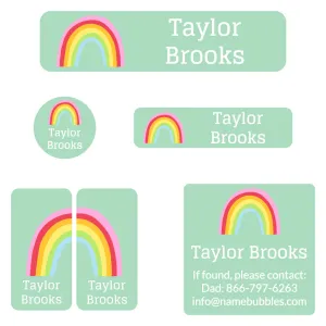 Rainbows Camp Labels Pack