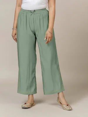 Saba x Rozaana | Mint Green Cotton Silk Pants