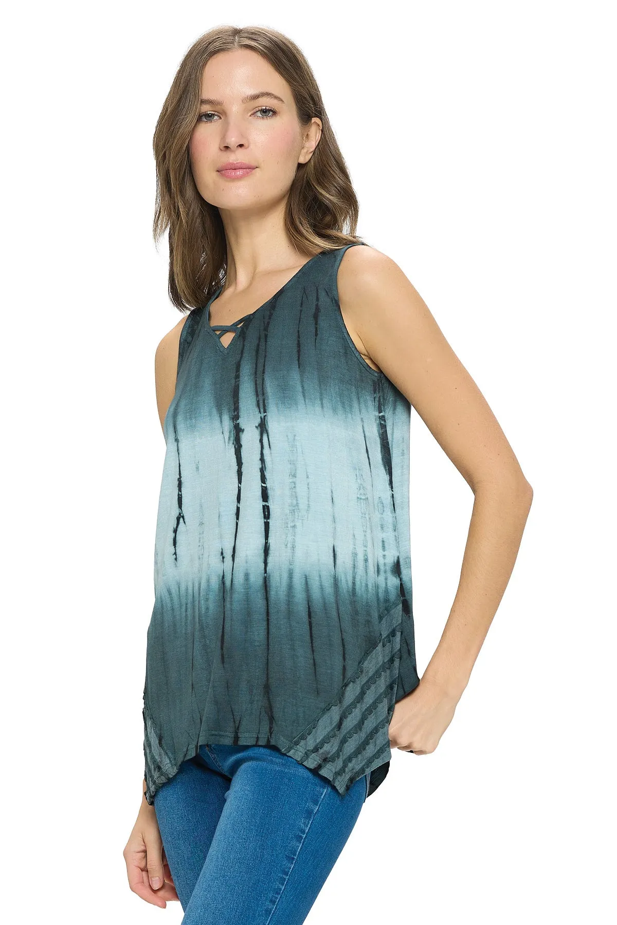 Tank Top Tie Dye Tiered