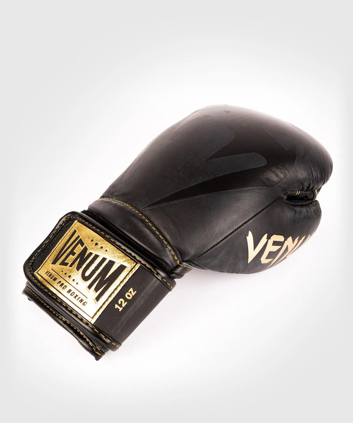 Venum Giant 2.0 Pro Boxing Gloves Velcro - Black/Black-Gold