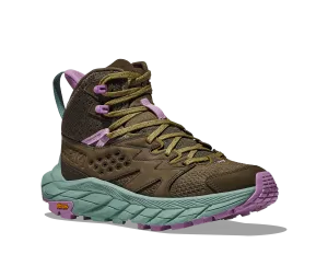 Women's Hoka Anacapa Breeze Mid Color: Dark Olive / Agave